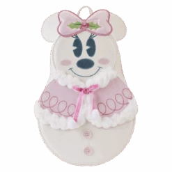 LOUNGEFLY Minnie Mouse Pastel Snowman Mini Backpack