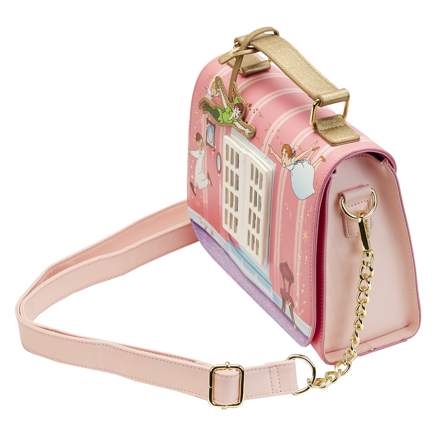 LOUNGEFLY Peter Pan 70th Anniversary You Can Fly Crossbody Bag 3 LOUNGEFLY Peter Pan 70th Anniversary You Can Fly Crossbody Bag - Image 3