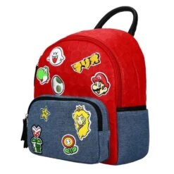 Bioworld Nintendo Super Mario Icon Patches Embossed Mini Backpack -Bag Sales Shop IDMN0iZCRGOF2WRN9rjhpMqhlfNCL5UGQSGEijsX