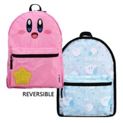 Bioworld Kirby Big Face Reversible AOP Backpack