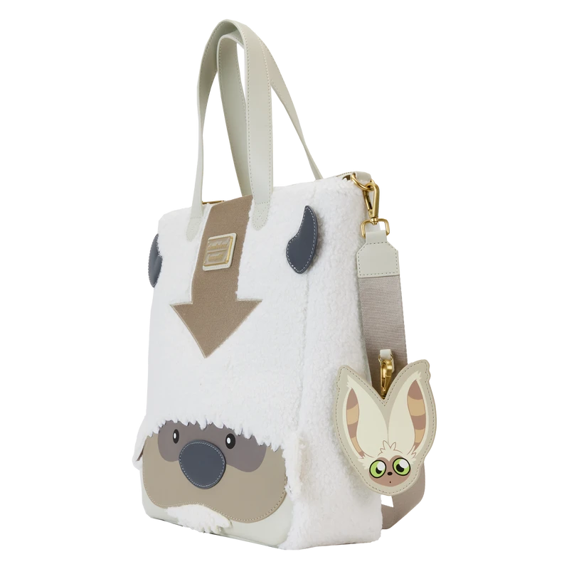 LOUNGEFLY Avatar: The Last Airbender Appa Cosplay Plush Tote Bag With Momo Charm 3 LOUNGEFLY Avatar: The Last Airbender Appa Cosplay Plush Tote Bag With Momo Charm - Image 3