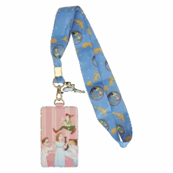 LOUNGEFLY Peter Pan 70th Anniversary You Can Fly Lanyard With Card Holder