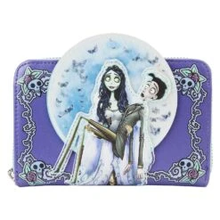 LOUNGEFLY Corpse Bride Moon Zip-Around Wallet