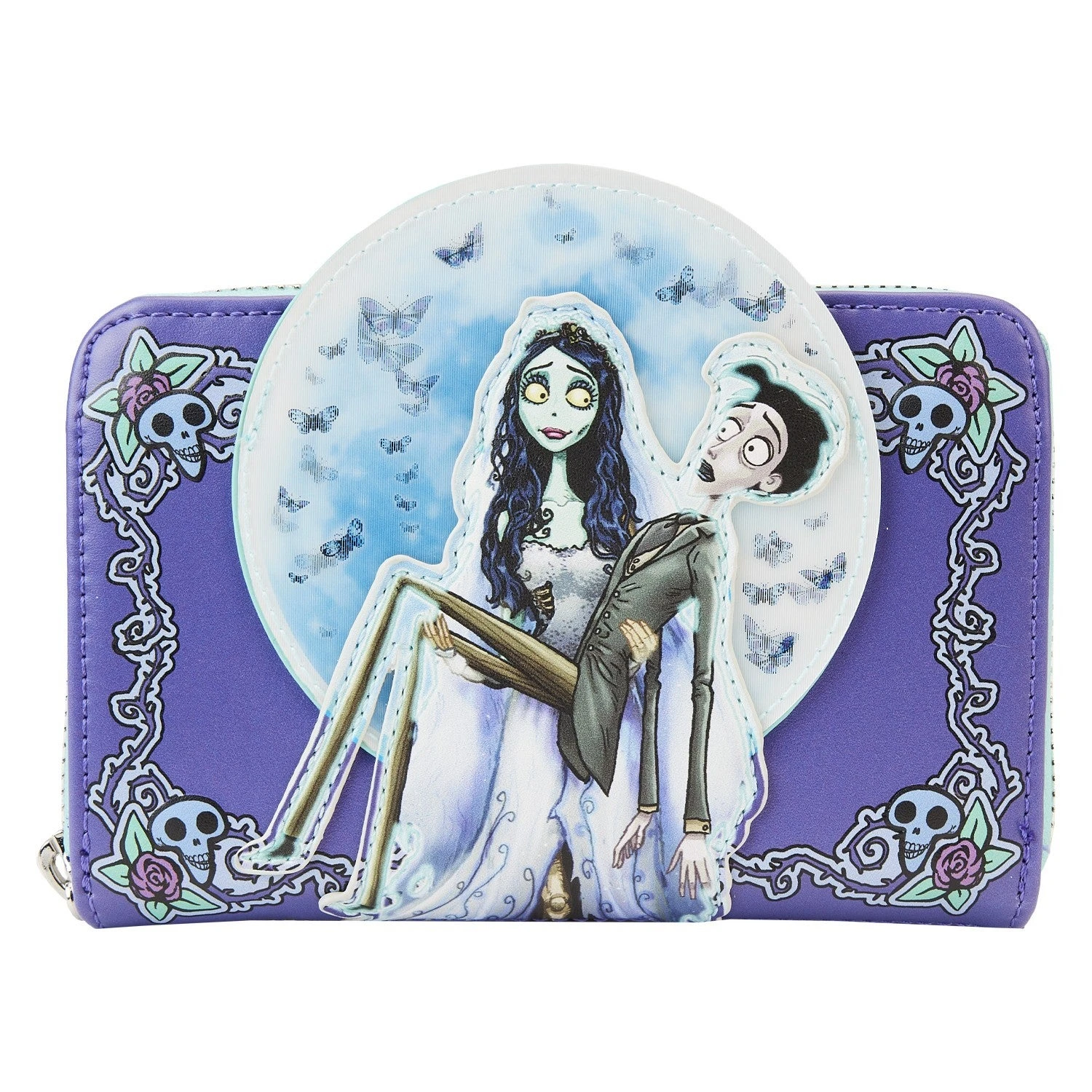 LOUNGEFLY Corpse Bride Moon Zip-Around Wallet 1 LOUNGEFLY Corpse Bride Moon Zip-Around Wallet