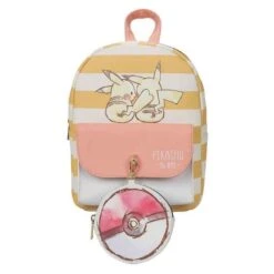 Bioworld Pokemon Pikachu And Pokeball Mini Backpack And Coin Purse