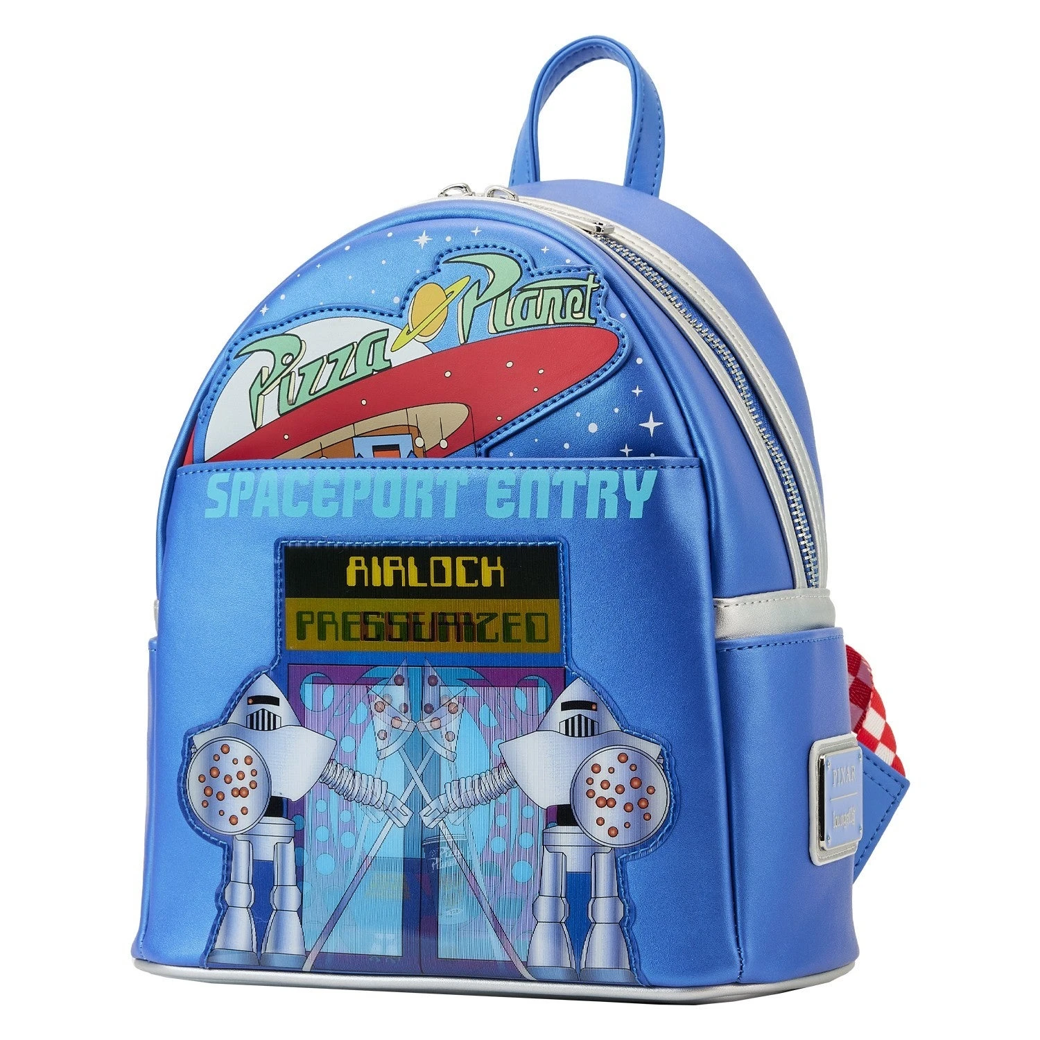 LOUNGEFLY Toy Story Pizza Planet Space Entry Mini Backpack 2 LOUNGEFLY Toy Story Pizza Planet Space Entry Mini Backpack - Image 2