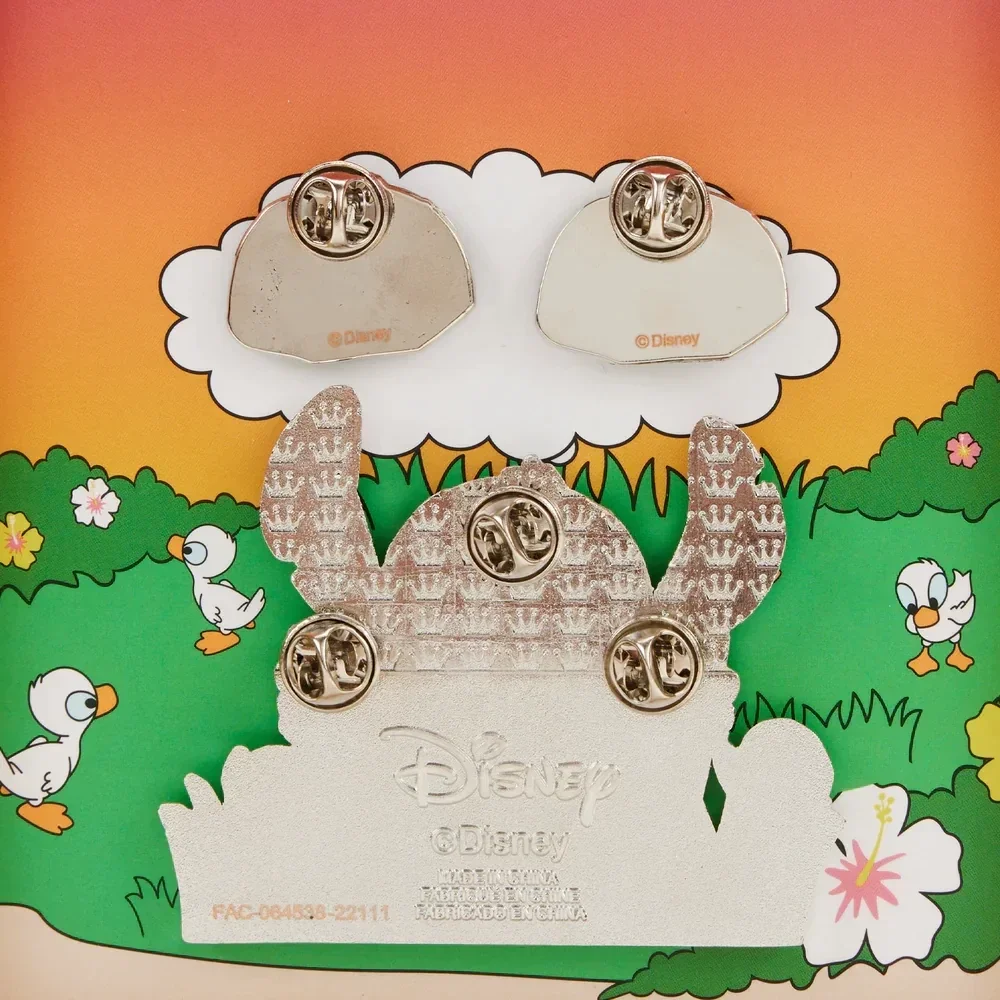 LOUNGEFLY Lilo & Stitch Mixed Emotions 4pc Pin Set 3 LOUNGEFLY Lilo & Stitch Mixed Emotions 4pc Pin Set - Image 3