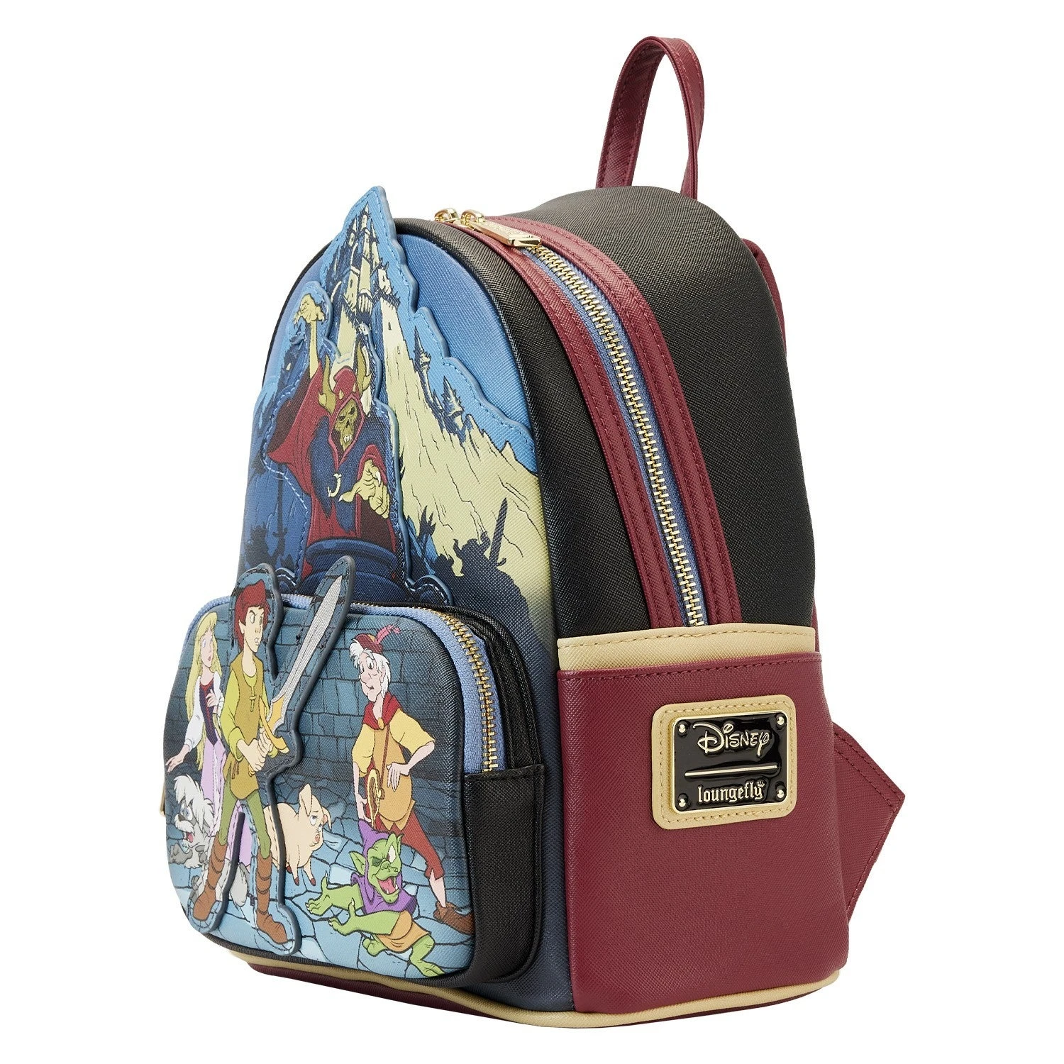 LOUNGEFLY The Black Cauldron Mini Backpack 3 LOUNGEFLY The Black Cauldron Mini Backpack - Image 3