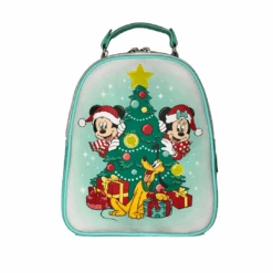 LOUNGEFLY Disney Sensational Six Home For The Holidays Light-Up Mini Backpack