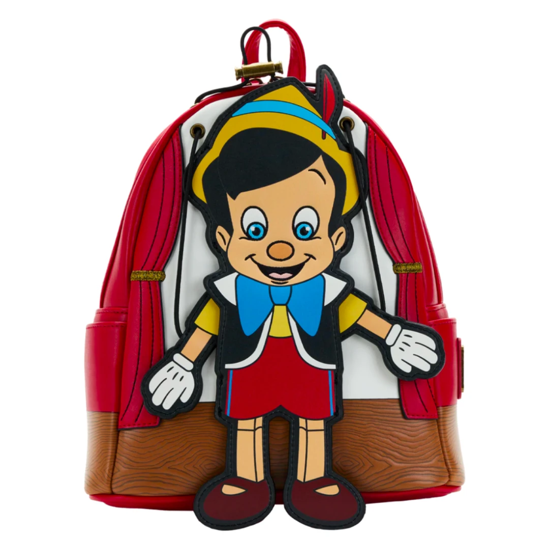 LOUNGEFLY Pinocchio Marionette Mini Backpack 1 LOUNGEFLY Pinocchio Marionette Mini Backpack