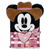 LOUNGEFLY Western Mickey Mouse Cosplay Plush Refillable Stationery Journal