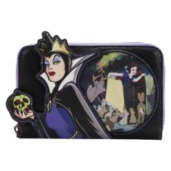 LOUNGEFLY Villains Scenes Evil Queen Zip Around Wallet