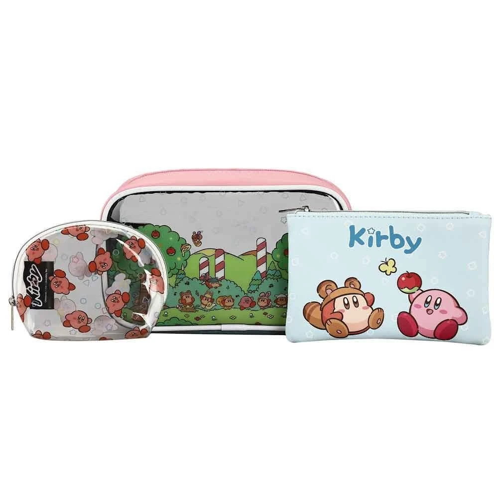 Bioworld Kirby Picnic Travel Bags - Set Of 3 1 Bioworld Kirby Picnic Travel Bags - Set Of 3