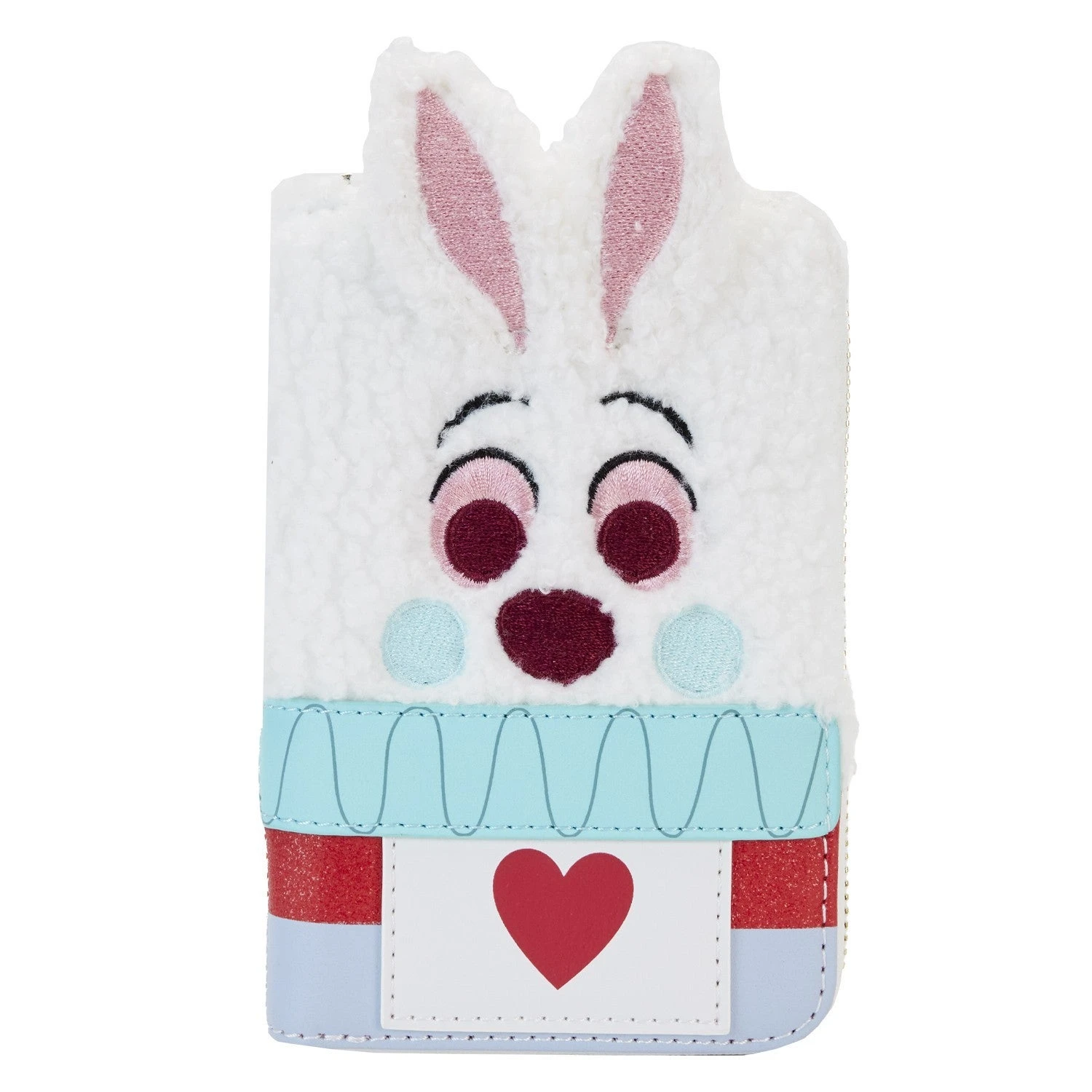 LOUNGEFLY Alice In Wonderland White Rabbit Cosplay Zip Around Wallet 1 LOUNGEFLY Alice In Wonderland White Rabbit Cosplay Zip Around Wallet