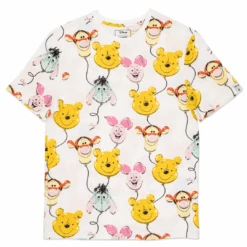 Loungefly Winnie The Pooh Gang Balloon AOP Unisex Tee
