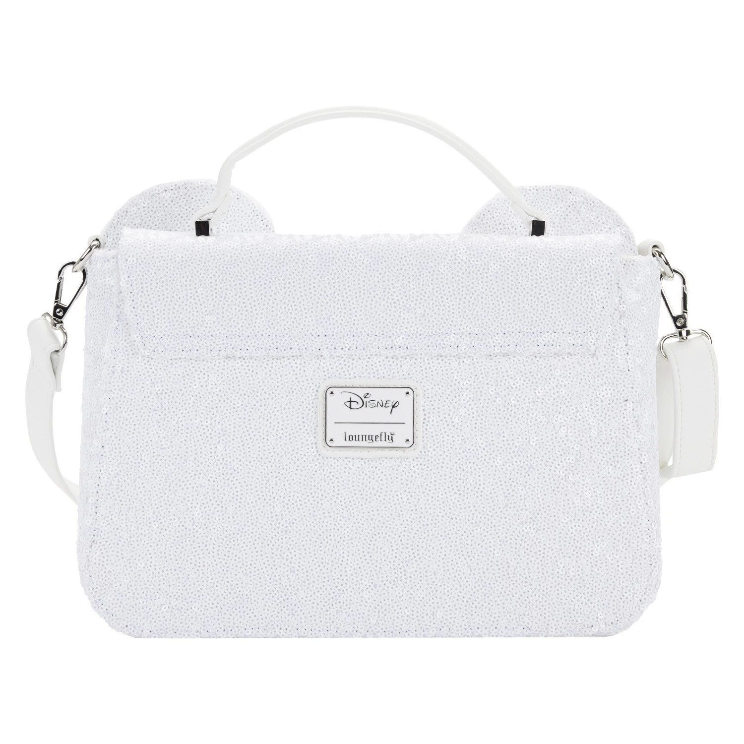 Loungefly Minnie Mouse Sequin Wedding Crossbody 5 Loungefly Minnie Mouse Sequin Wedding Crossbody - Image 5