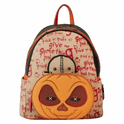 LOUNGEFLY Trick 'r Treat Sam Pumpkin Mini Backpack