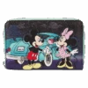 LOUNGEFLY Mickey & Minnie Date Night Drive-In Zip Around Wallet