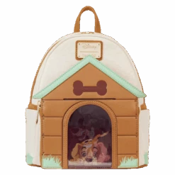 LOUNGEFLY I Heart Disney Dogs Dog House Triple Lenticular Mini Backpack