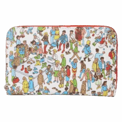 LOUNGEFLY Where’s Waldo Allover Print Zip Around Wallet