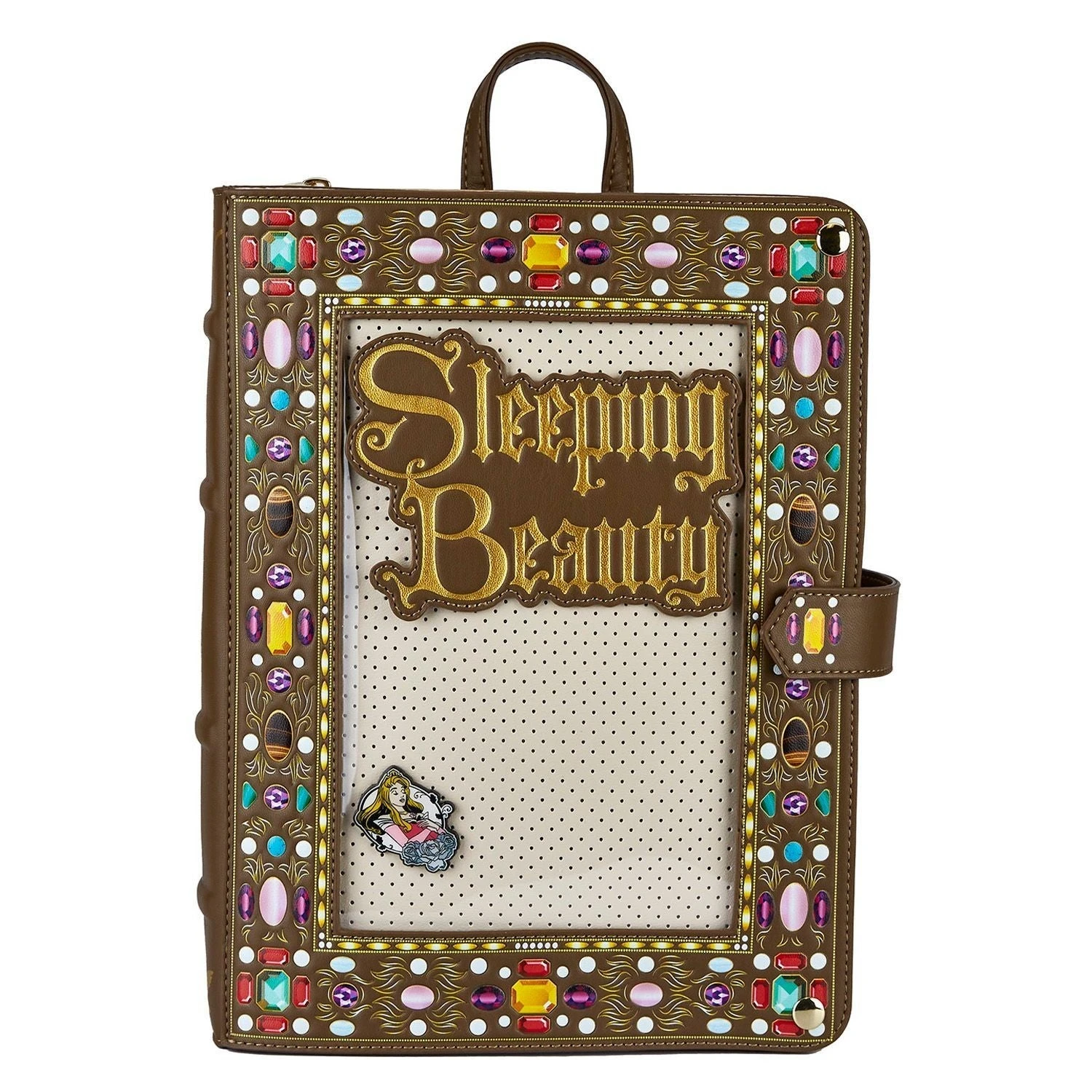 Loungefly Sleeping Beauty Collector Pin Backpack 1 Loungefly Sleeping Beauty Collector Pin Backpack