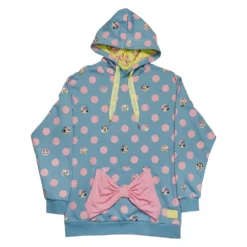 LOUNGEFLY Minnie Mouse Pastel Polka Dot Unisex Hoodie