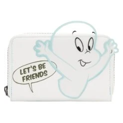 LOUNGEFLY Universal Casper The Friendly Ghost Lets Be Friends Zip Around Wallet