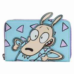 LOUNGEFLY Nickelodeon Rockos Modern Life Zip Around Wallet