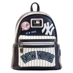 LOUNGEFLY MLB New York Yankees Patches Mini Backpack