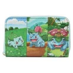 LOUNGEFLY Pokémon Bulbasaur Evolution Zip Around Wallet