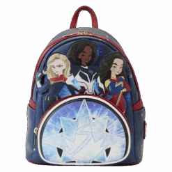 LOUNGEFLY The Marvels Symbol Glow Mini Backpack