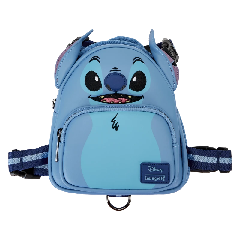 LOUNGEFLY Stitch Cosplay Mini Backpack Dog Harness 1 LOUNGEFLY Stitch Cosplay Mini Backpack Dog Harness