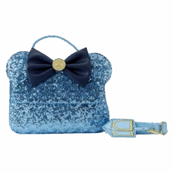 LOUNGEFLY Minnie Mouse Hanukkah Sequin Crossbody Bag