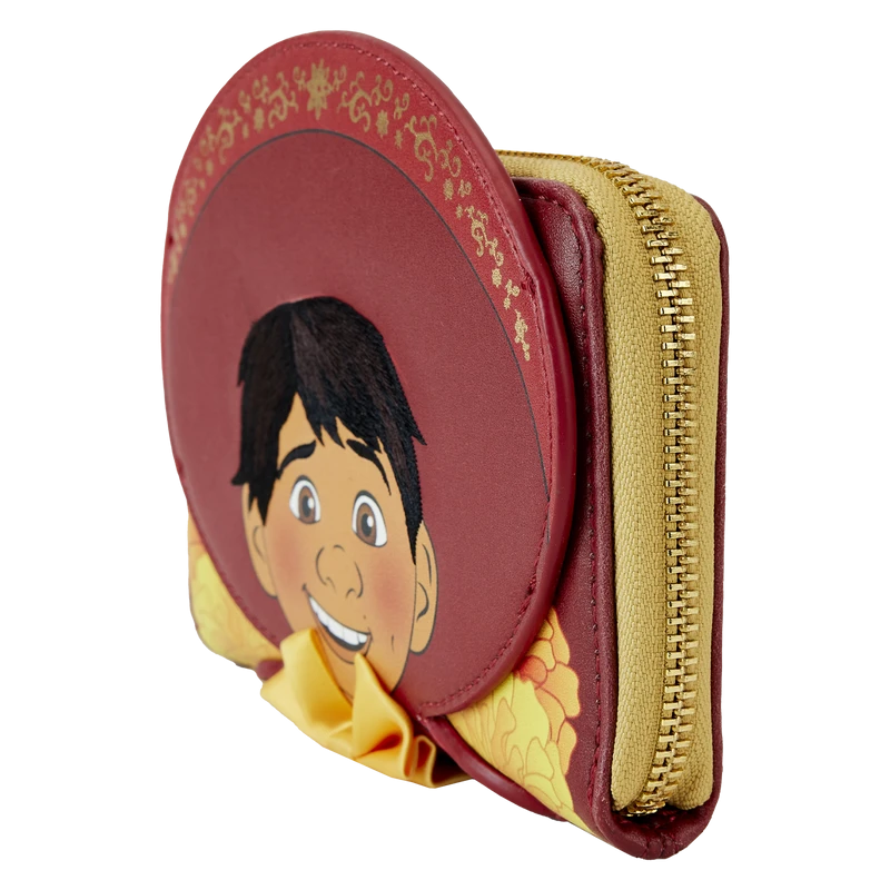 LOUNGEFLY Coco Miguel Mariachi Cosplay Zip Around Wallet 3 LOUNGEFLY Coco Miguel Mariachi Cosplay Zip Around Wallet - Image 3