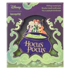 LOUNGEFLY Hocus Pocus Cauldron 3" Collector Box Sliding Pin