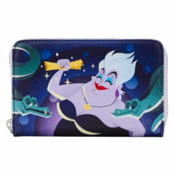 LOUNGEFLY The Little Mermaid Ursula Lair Zip Around Wallet