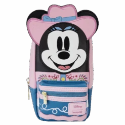 LOUNGEFLY Western Minnie Mouse Cosplay Stationery Mini Backpack Pencil Case