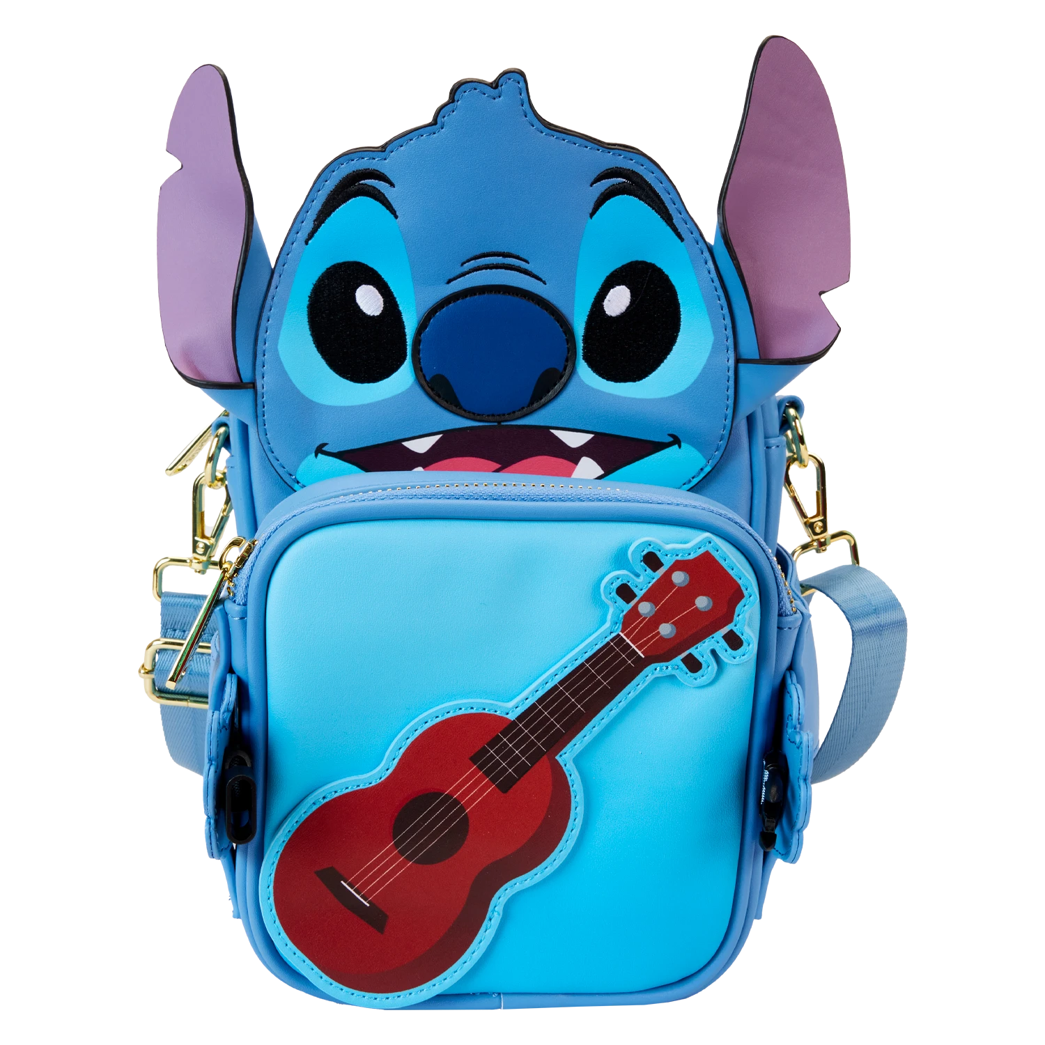 LOUNGEFLY Stitch Camping Cuties Crossbuddies Cosplay Crossbody Bag With Coin Bag 2 LOUNGEFLY Stitch Camping Cuties Crossbuddies Cosplay Crossbody Bag With Coin Bag - Image 2