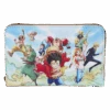 LOUNGEFLY One Piece 25th Anniversary Straw Hat Pirates Zip Around Wallet