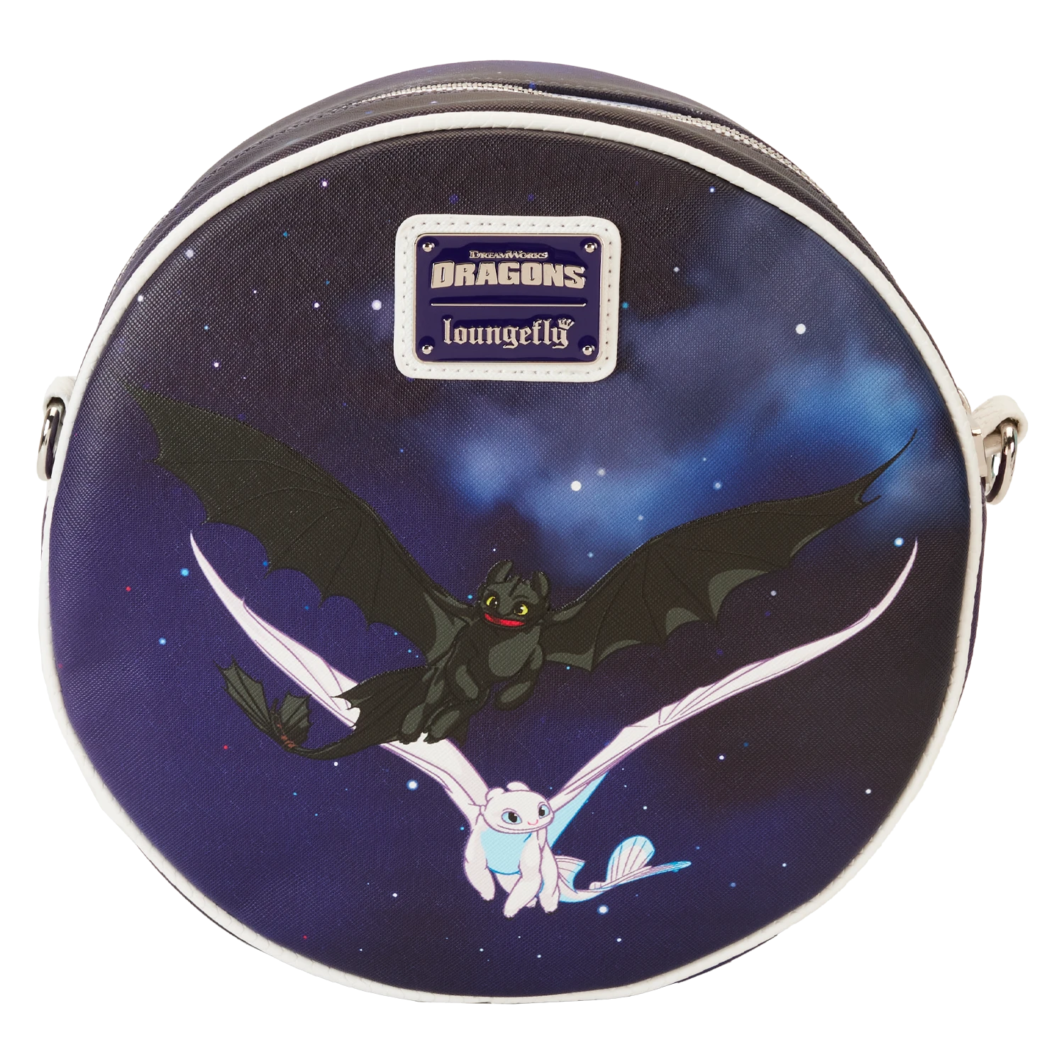 LOUNGEFLY How To Train Your Dragon Light & Night Fury Crossbody Bag 4 LOUNGEFLY How To Train Your Dragon Light & Night Fury Crossbody Bag - Image 4