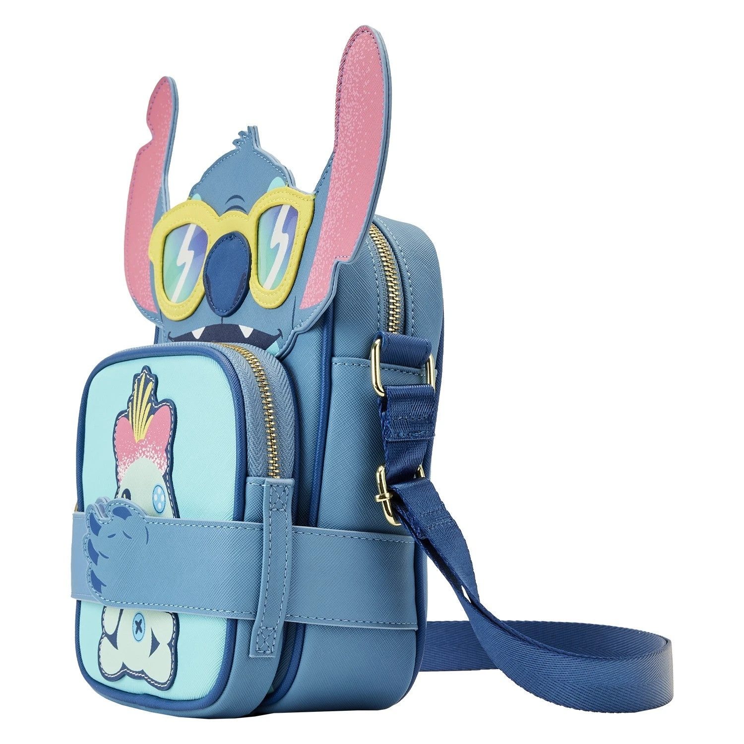 LOUNGEFLY Stitch Beach Day Crossbuddies Cosplay Crossbody Bag With Coin Bag 5 LOUNGEFLY Stitch Beach Day Crossbuddies Cosplay Crossbody Bag With Coin Bag - Image 5