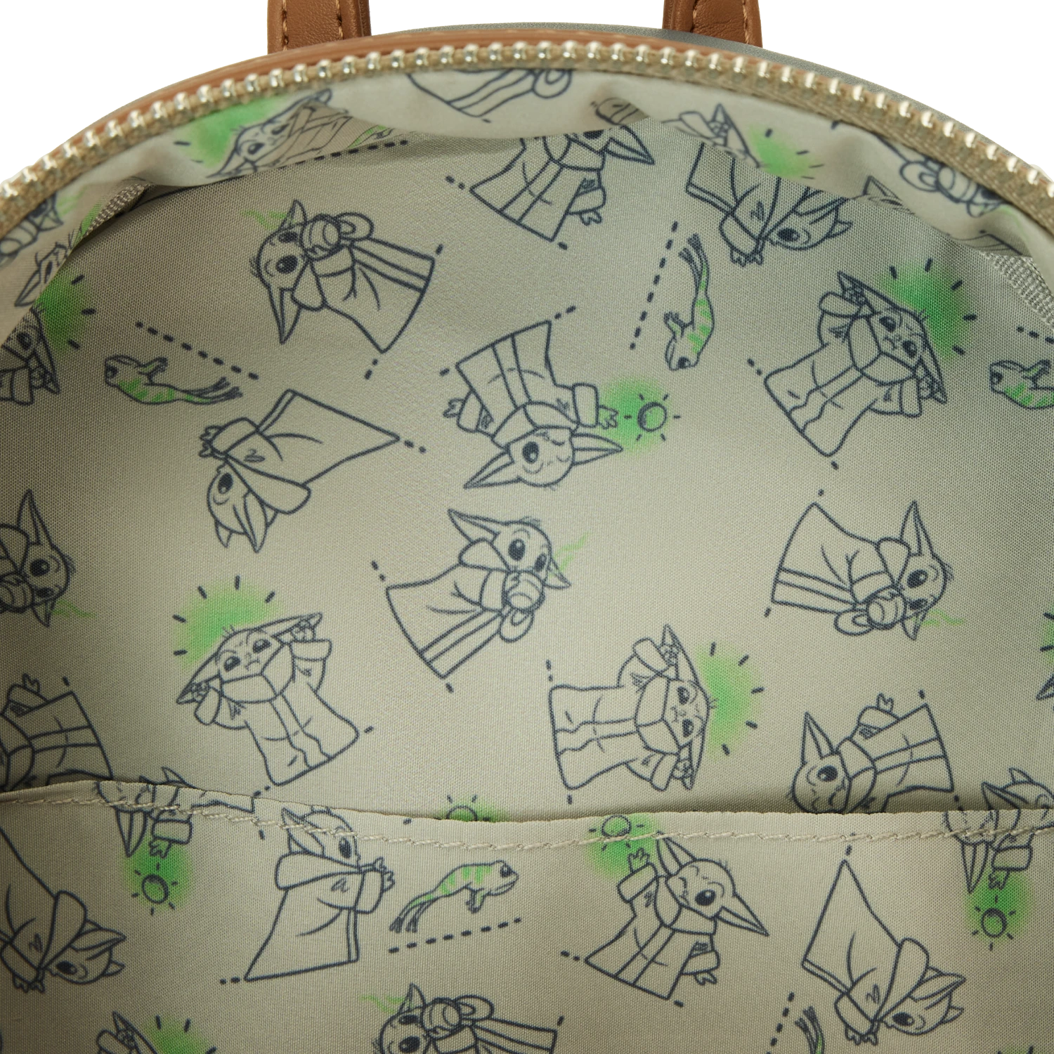 LOUNGEFLY The Mandalorian Ahsoka & Grogu Precious Cargo Mini Backpack 6 LOUNGEFLY The Mandalorian Ahsoka & Grogu Precious Cargo Mini Backpack - Image 6