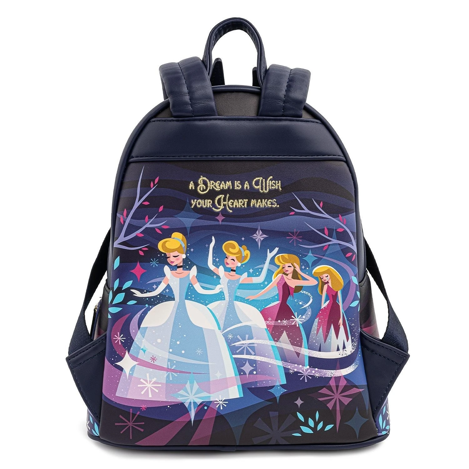 LOUNGEFLY Disney Cinderella Castle Series Mini Backpack 2 LOUNGEFLY Disney Cinderella Castle Series Mini Backpack - Image 2