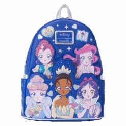 LOUNGEFLY Princess Manga Style Mini Backpack