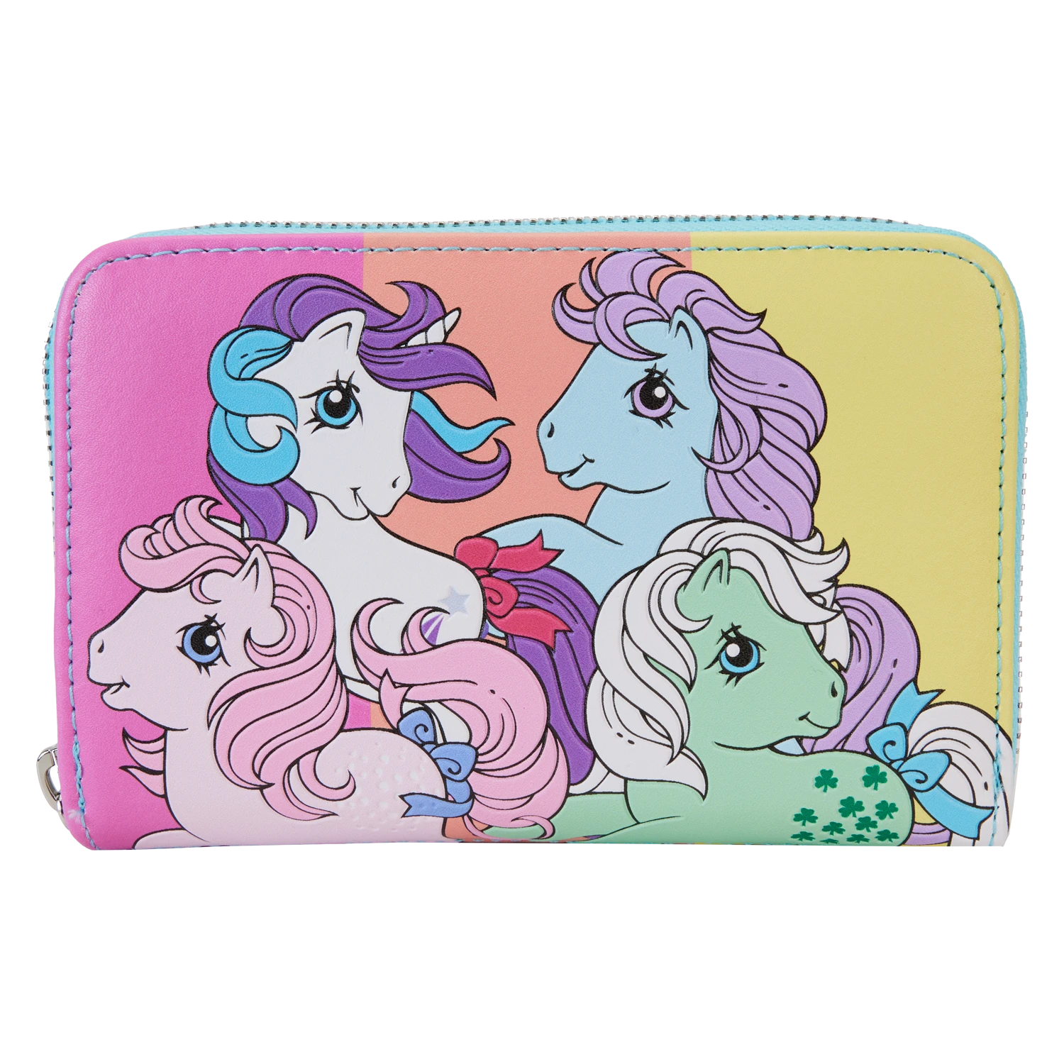 LOUNGEFLY My Little Pony Color Block Zip Around Wallet 1 LOUNGEFLY My Little Pony Color Block Zip Around Wallet