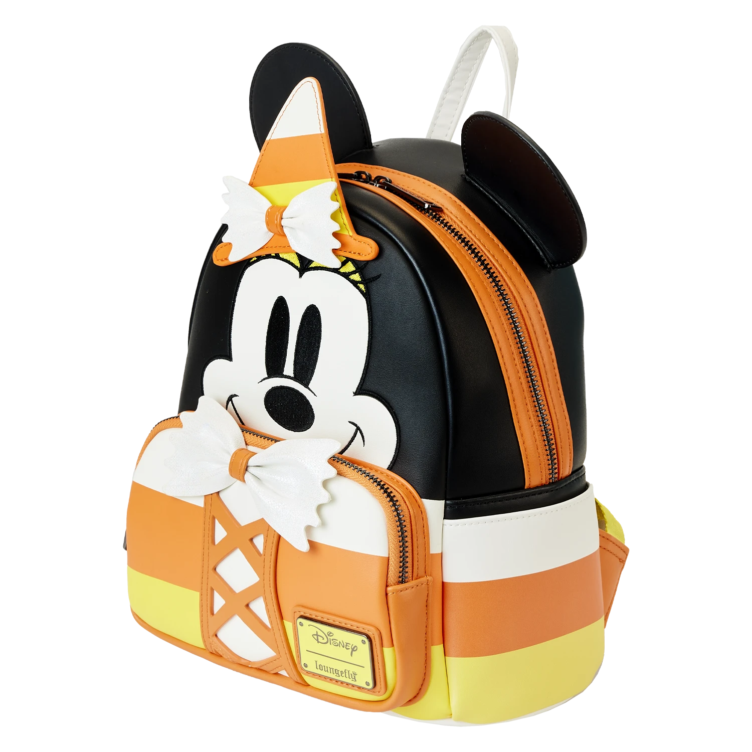 LOUNGEFLY Minnie Mouse Candy Corn Cosplay Mini Backpack 4 LOUNGEFLY Minnie Mouse Candy Corn Cosplay Mini Backpack - Image 4