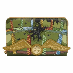 LOUNGEFLY Harry Potter Golden Snitch Zip Around Wallet