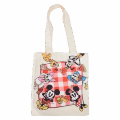 LOUNGEFLY Mickey & Friends Picnic Blanket Canvas Tote Bag