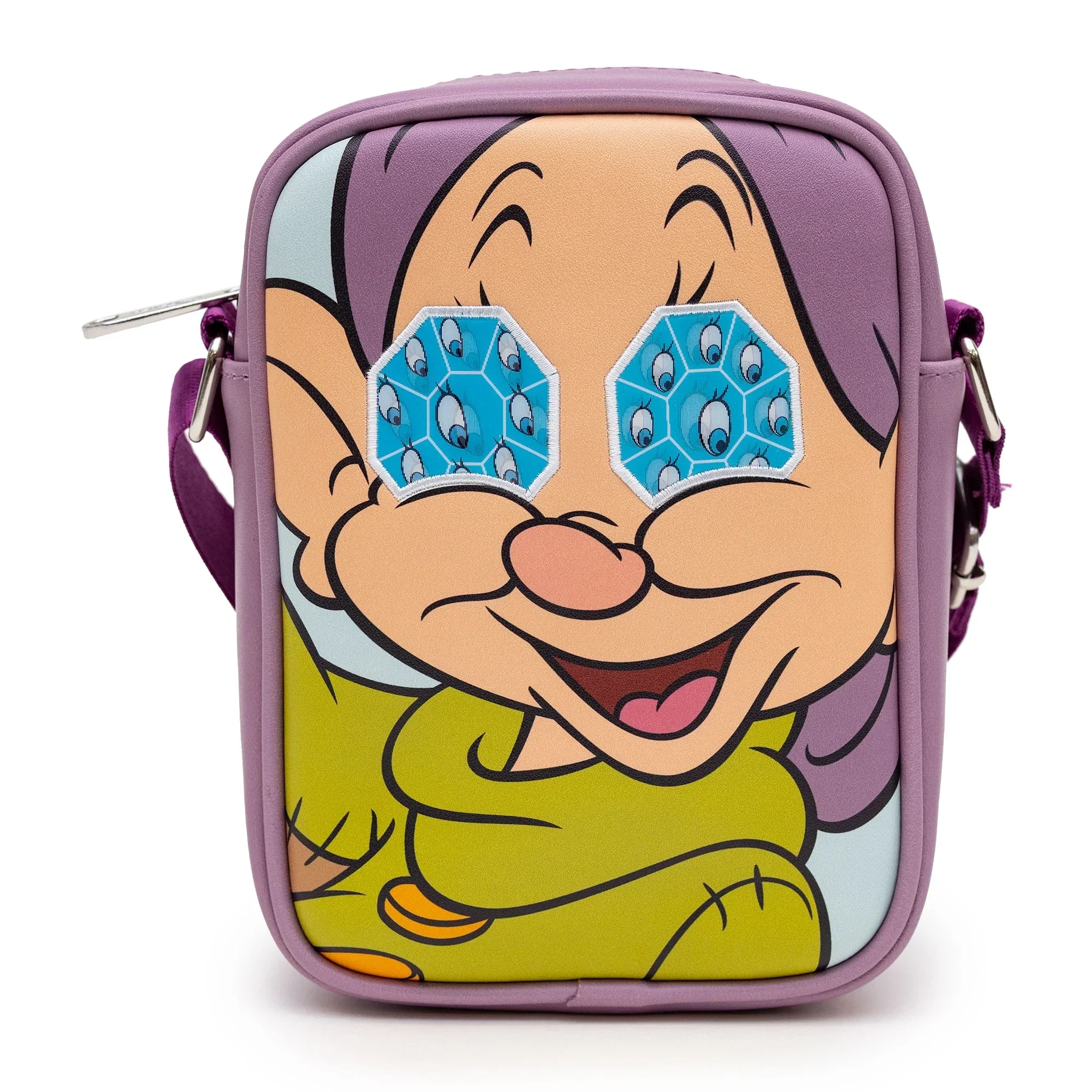 Snow White Dopey With Diamond Eyes Crossbody Wallet 1 Snow White Dopey With Diamond Eyes Crossbody Wallet