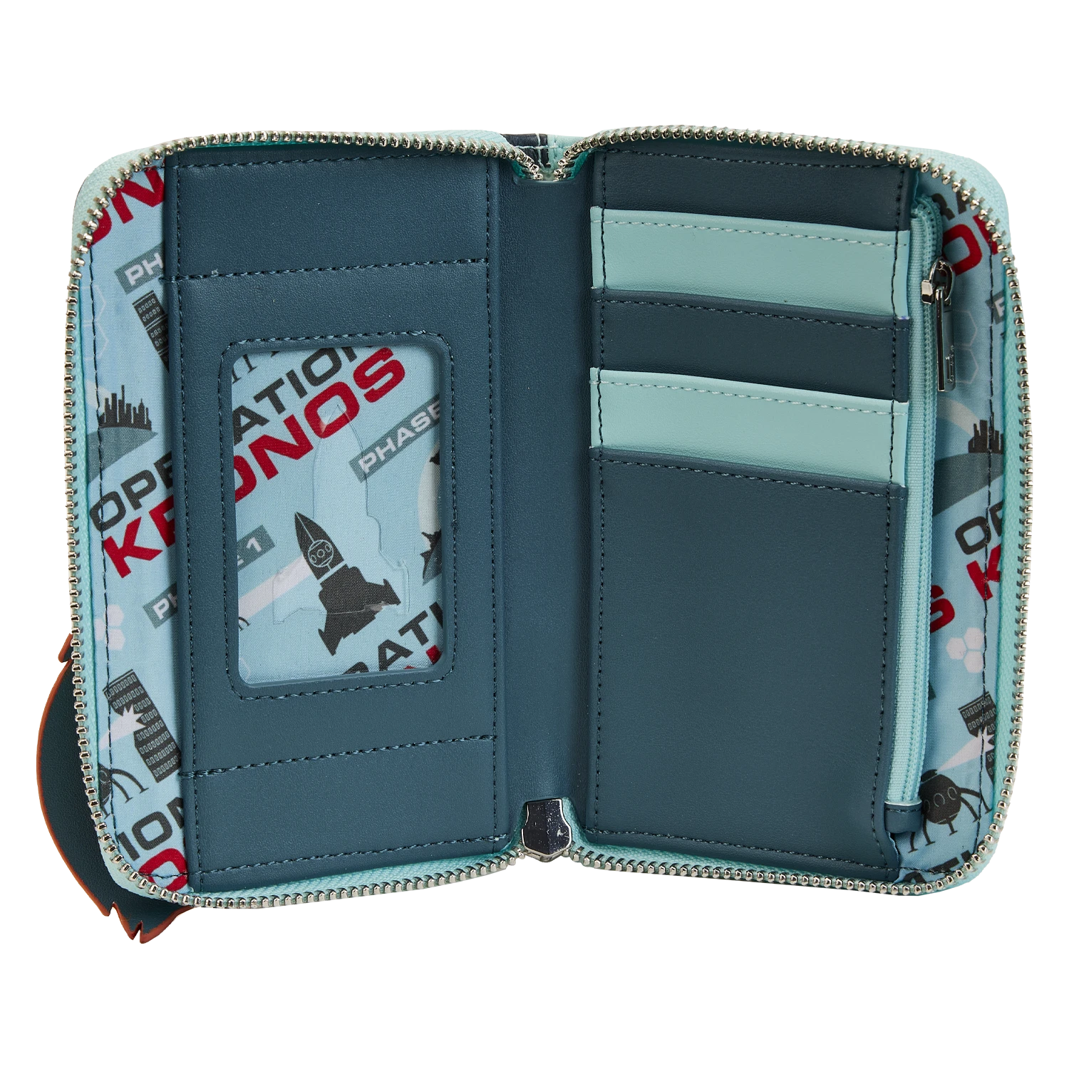 LOUNGEFLY The Incredibles Syndrome Glow Zip Around Wallet 6 LOUNGEFLY The Incredibles Syndrome Glow Zip Around Wallet - Image 6